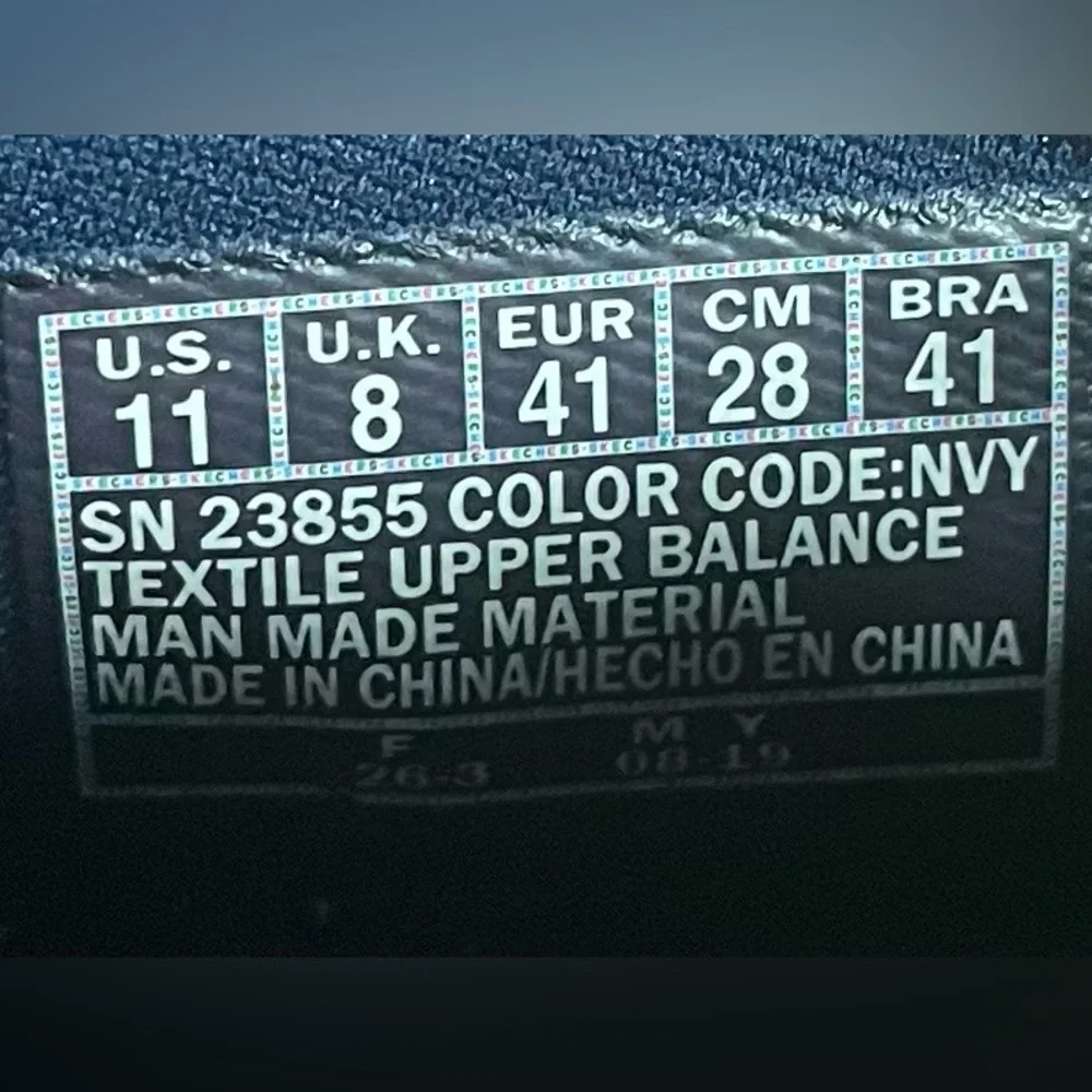 Skechers Breathe Easy Relaxed Fit Womens Sz 11 Slip On Shoes Sneakers Navy Blue - Picture 8 of 8